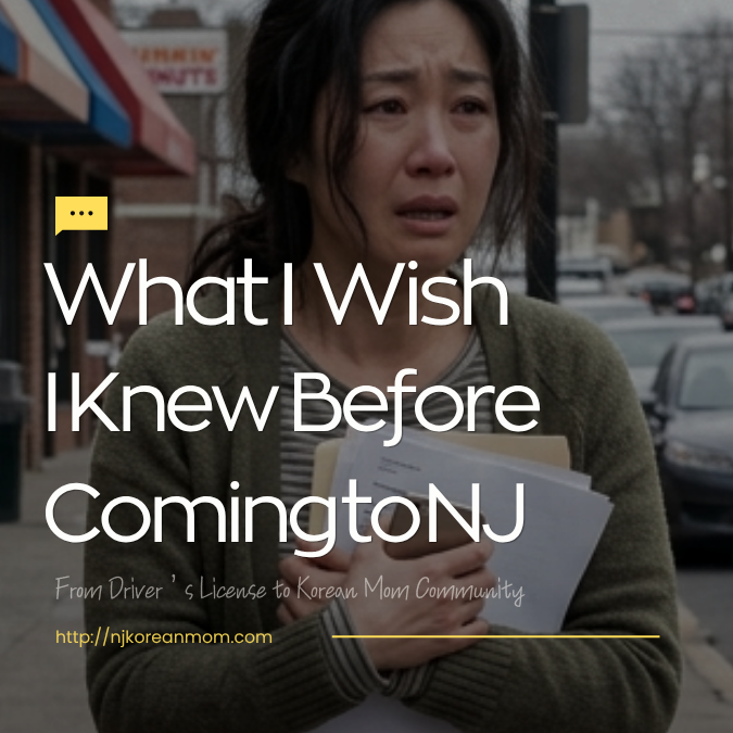 What I wish I knew before coming to NJ as a Korean mom of two